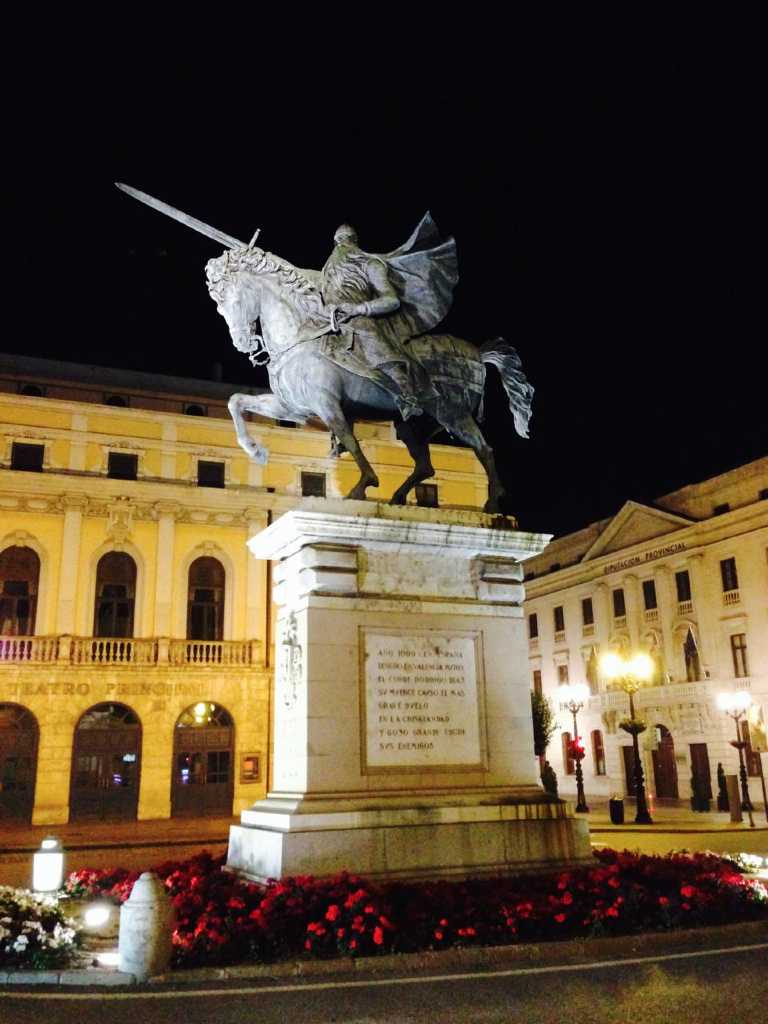 Statue of El Cid Campeador in Burgos